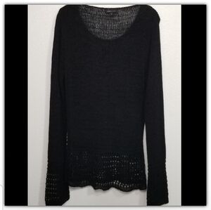 BCBGMAXAZRIA open knit sweater